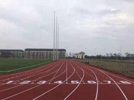 全塑型塑胶跑道