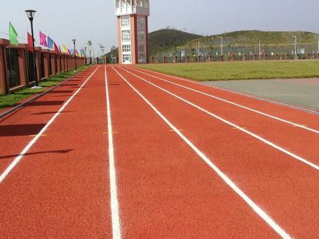 全塑型塑胶跑道