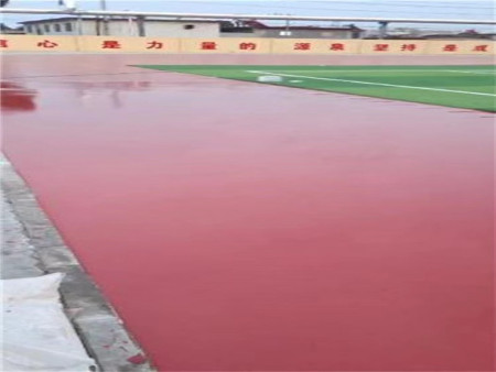 全塑型塑胶跑道