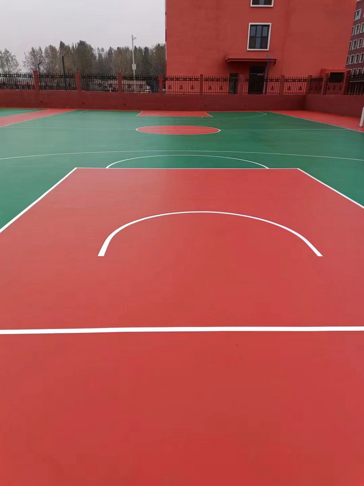 四川乐山市室外篮球场地面工程项目